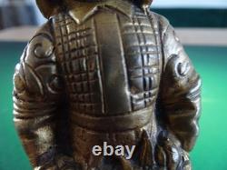 Small gilded bronze sculpture Art Deco period signed DEGRANGE height 16cm. Excellent condition.