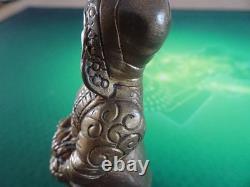 Small gilded bronze sculpture Art Deco period signed DEGRANGE height 16cm. Excellent condition.