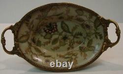 Soap dish Flower Art Deco Style Art Nouveau Porcelain