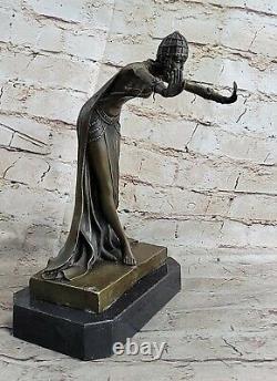 Spanish Dancer Gypsy Bronze Dancer Sculpture Figure Art Deco New