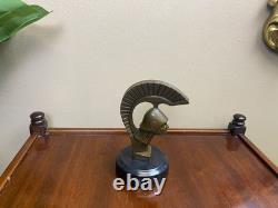 Spartan Art Deco bronze car mascot sculpture after Darel