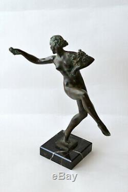 Statue Art Deco Fairal Max Le Verrier