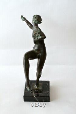 Statue Art Deco Fairal Max Le Verrier