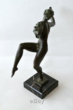 Statue Art Deco Fairal Max Le Verrier