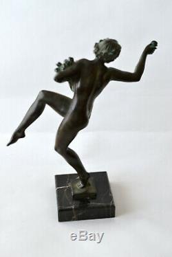 Statue Art Deco Fairal Max Le Verrier