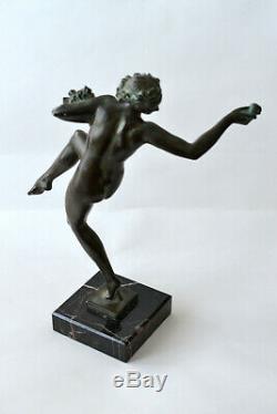 Statue Art Deco Fairal Max Le Verrier