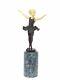 Statue Of Young Ballerina Postflow Ferdinand Preiss Art Deco -bronze