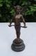 Statue Sculpture Baby Angel Art Deco Art Nouveau Solid Bronze Sign