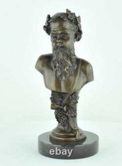 Statue Sculpture Bacchus Style Art Deco Style Art Nouveau Massive Bronze Sign