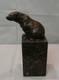 Statue Sculpture Bear Animal Style Art Deco Style Art Nouveau Solid Bronze