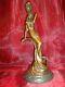 Statue Sculpture Candle Holder Romantic Lady Art Deco Style Art Nouveau