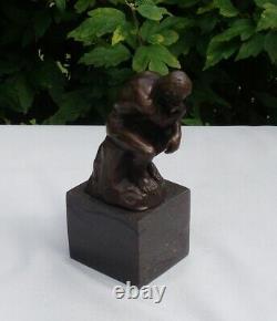 Statue Sculpture Character Nu Style Art Deco Style Art New Solid Bronze Si