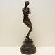 Statue Sculpture Classic Ballet Dancer Opera Style Art Deco Style Art Nouveau Bronze