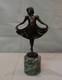 Statue Sculpture Classical Dancer Opera Style Art Deco Style Art Nouveau Bronze