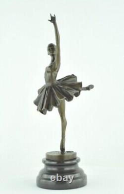 Statue Sculpture Classical Dancer Opera Style Art Deco Style Art Nouveau Bronze