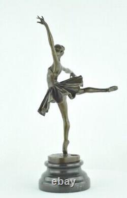 Statue Sculpture Classical Dancer Opera Style Art Deco Style Art Nouveau Bronze