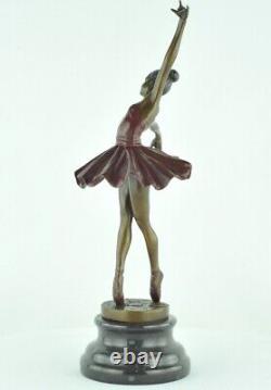 Statue Sculpture Classical Dancer Opera Style Art Deco Style Art Nouveau Bronze