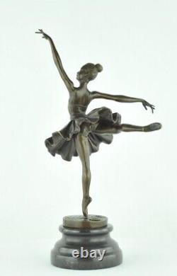 Statue Sculpture Classical Dancer Opera Style Art Deco Style Art Nouveau Bronze