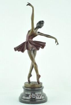 Statue Sculpture Classical Dancer Opera Style Art Deco Style Art Nouveau Bronze