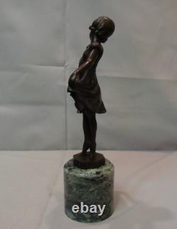 Statue Sculpture Classical Dancer Opera Style Art Deco Style Art Nouveau Bronze