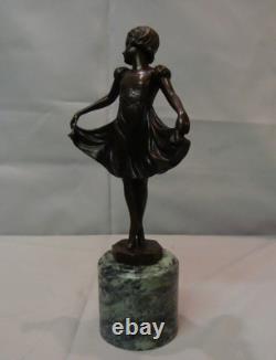 Statue Sculpture Classical Dancer Opera Style Art Deco Style Art Nouveau Bronze