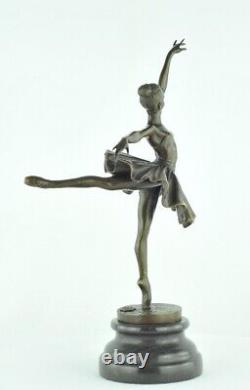 Statue Sculpture Classical Dancer Opera Style Art Deco Style Art Nouveau Bronze