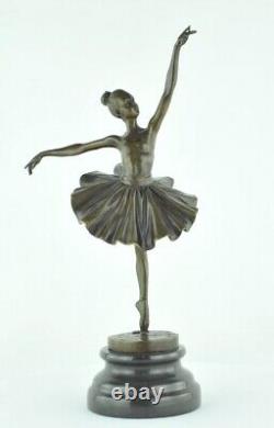 Statue Sculpture Classical Dancer Opera Style Art Deco Style Art Nouveau Bronze