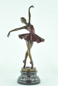 Statue Sculpture Classical Dancer Opera Style Art Deco Style Art Nouveau Bronze