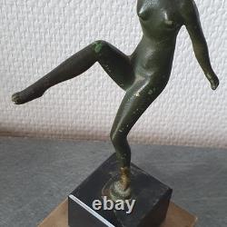 Statue Sculpture Dancer Art Deco Art Nouveau Bronze