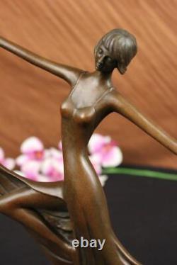 Statue Sculpture Dancer Sexy Art Deco Style Art New Style Bronze Fonte