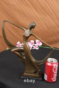 Statue Sculpture Dancer Sexy Art Deco Style Art New Style Bronze Fonte