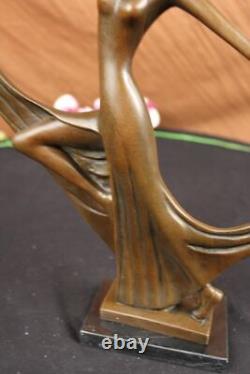 Statue Sculpture Dancer Sexy Art Deco Style Art New Style Bronze Fonte