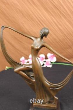 Statue Sculpture Dancer Sexy Art Deco Style Art New Style Bronze Fonte