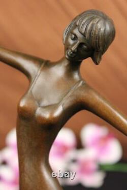 Statue Sculpture Dancer Sexy Art Deco Style Art New Style Bronze Fonte