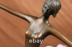 Statue Sculpture Dancer Sexy Art Deco Style Art New Style Bronze Fonte