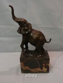 Statue Sculpture Elephant Animalier Style Art Deco Style Art Nouveau Bronze Mass