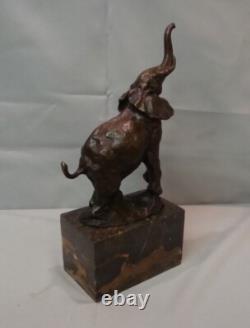 Statue Sculpture Elephant Animalier Style Art Deco Style Art Nouveau Bronze Mass