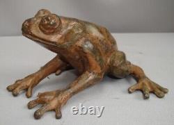 Statue Sculpture Frog Animalier Style Art Deco Style Art Nouveau Bronze