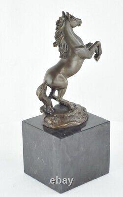 Statue Sculpture Horse Animal Style Art Deco Style Art New Solid Bronze