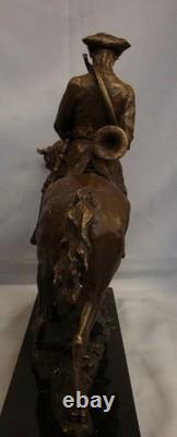 Statue Sculpture Horse Hunting Animal Valet Art Deco Art Nouveau Style
