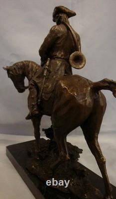 Statue Sculpture Horse Hunting Animal Valet Art Deco Art Nouveau Style