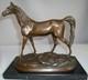 Statue Sculpture Horse In Animal Style, Art Deco Style, Art Nouveau Solid Bronze