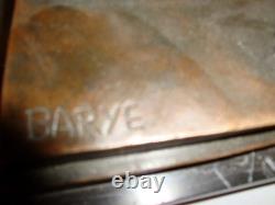 Statue Sculpture Lioness Animalier Art Deco Style Art Nouveau Bronze	 <br/>
 	