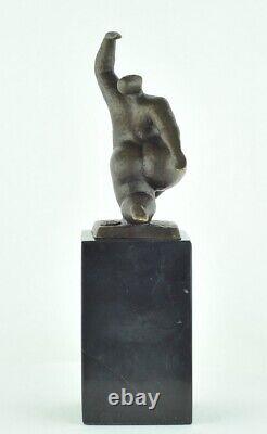 Statue Sculpture Nude Dancer Acrobat Modern Style Art Deco Bronze Massi