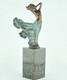 Statue Sculpture Nude Dancer Sexy Art Deco Art Nouveau Style Bronze Massive