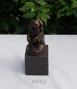 Statue Sculpture Nude Figure Art Deco Style Art Nouveau Solid Bronze Yes