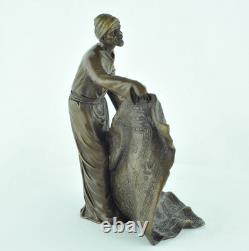 Statue Sculpture Oriental Carpet Merchant Art Deco Art Nouveau Style