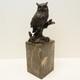 Statue Sculpture Owl Bird Animal Style Art Deco Style Art Nouveau