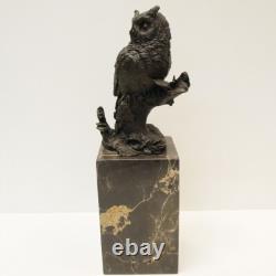 Statue Sculpture Owl Bird Animal Style Art Deco Style Art Nouveau