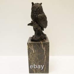 Statue Sculpture Owl Bird Animal Style Art Deco Style Art Nouveau